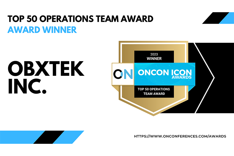OBXtek wins 2023 OnCon Icon Awards for Top 50 Executive Team and Top 50